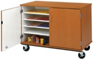 Picture of 36"H Closed Mobile Paper and Art Storage Cabinet