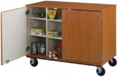 Picture of 36"H Closed Mobile Classroom Storage Cubbie 