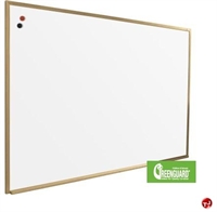 Picture of Best Rite 202WH, 4 x 8  Porcelain Markerboard, Wood Trim