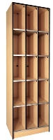 Picture of Ironwood 514-1-O, 15 Compartment Open Music Storage Cabinet
