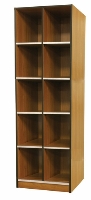 Picture of Ironwood 513-4-O, 10 Compartment Open Music Storage Cabinet