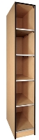 Picture of Ironwood 505-13-O, 5 Compartment Open Music Storage Cabinet