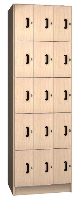 Picture of Ironwood 514-1-M, 15 Compartment Closed Music Storage Cabinet