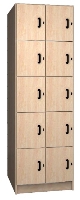 Picture of Ironwood 513-4-M,10 Compartment Closed Music Storage Cabinet,Solid Melamine