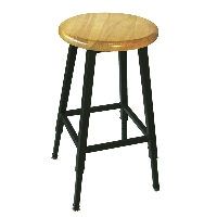 Picture of Ironwood ST13-98-24, 24" Fixed Height Hardwood Seat Stool