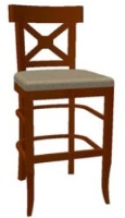 Picture of Valore Victor 3720, Contemporary Armless Cafe Dining Barstool