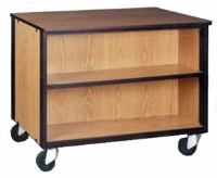 Picture of Ironwood 2001-O, Mobile Low Storage Open Cabinet 