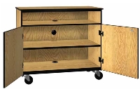 Picture of Ironwood 2017, Mobile Closed Low Storage Cabinet 