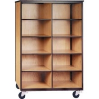 Picture of Ironwood 1042, Mobile Open Cubical Storage Cabinet 
