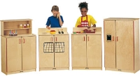 Picture of Jonti-Craft 2030SA, Kids Birch Kitchen Play Set, Sink, Stove, Refrigerator