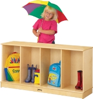 Picture of Jonti-Craft 4687JC, Kids 4 Section Stacking Open Lockers