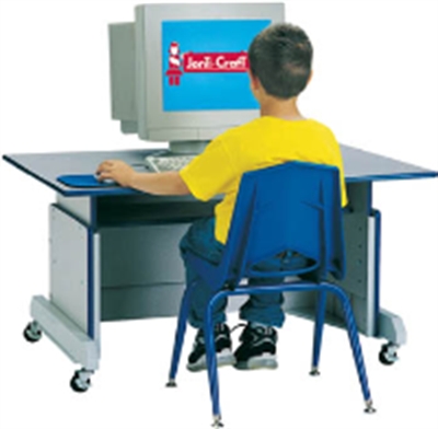 Picture of Jonti-Craft 0345JC, Kids Adjustable Mobile Computer Table