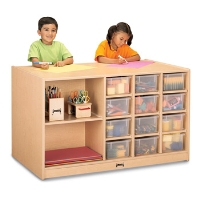 Picture of Jonti-Craft 04400JC, Kids Mobile Storage Cabinet, 15 Cubbies