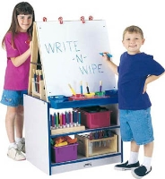 Picture of Jonti-Craft 0289JC, Kids Mobile 2 Station Play Easel