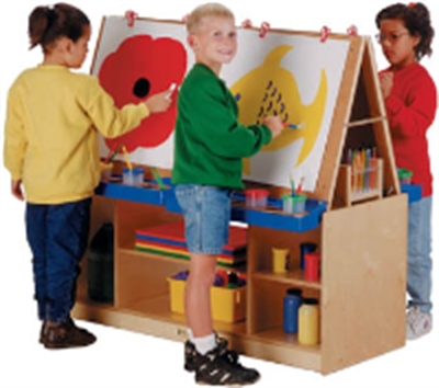 Picture of Jonti-Craft 0294JC, Kids 4 Station Easel Art Center