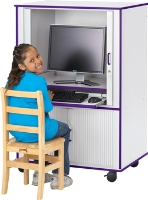 Picture of Jonti Craft 3418JC, Mobile Computer Workstation Cabinet