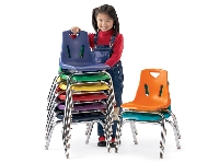 Picture of Jonti Craft 8140JC6, Kids Plastic Armless Stack Chair, 10"H