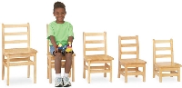 Picture of Jonti Craft 5910JC, Kids Wood Armless Ladderback Chairs