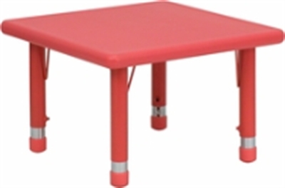 Picture of 24" Adjustable Plastic School Kids Play Table