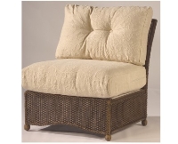 Picture of Whitecraft Bravo S395061A, Outdoor Wicker Cushion Modular Amrless Chair