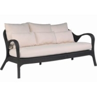 Picture of Whitecraft Bali S533031,All Weather Outdoor Wicker Cushion 3 Seat Sofa Chair