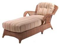 Picture of Whitecraft Boca S594041, All Weather Outdoor Wicker Cushion Chaise Lounge