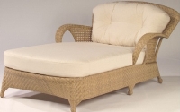 Picture of Whitecraft Boca S594061, All Weather Outdoor Wicker Cushion Bariatric Chaise Lounge