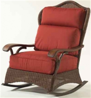 Picture of Whitecraft Chatham Run S525801, Outdoor Wicker Cushion Large Rocker Chair