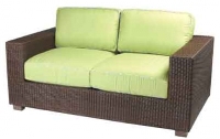 Picture of Whitecraft Montecito S511091, All Weather Outdoor Wicker Cushion 2 Seat Loveseat Sofa