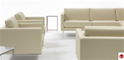 Picture of Cubic 1 Reception Lounge Lobby Club Chair, Swivel Base