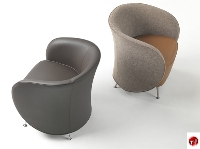 Picture of Well Reception Lounge Lobby Club Chair, Swivel Base