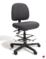 Picture of Cramer Fusion FSMM4, 24/7 Ergonomic Armless Task Stool Chair, Footring