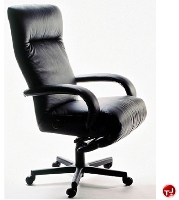 Picture of Lafer Executive Kiri Recliner, Leif Petersen NCLFEXKI Black Chair