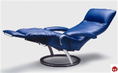 Picture of Lafer Kiri Recliner, Leif Petersen NCLFKI Coblat Blue Reclining Chair