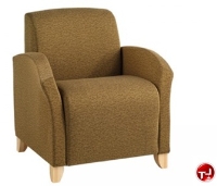 Picture of Olive Reception Lounge Lobby Club Arm Chair, Re-Upholsterable