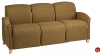 Picture of Olive Reception Lounge Lobby Three Seat Sofa, Re-Upholsterable