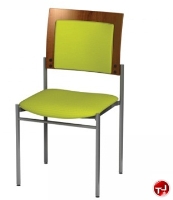 Picture of Amanada Contemporary Guest Side Reception Armless Stack Chair