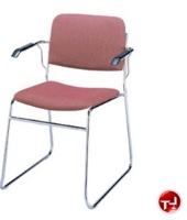 Picture of KFI 300 Series, 311 Guest Side Arm Stack Chair