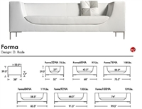 Picture of Aceray Forma 52, Contemporary Reception Lounge Lobby Sofa
