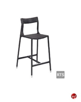 Picture of Aceray 594, Outdoor Wicker Cafeteria Dining Barstool
