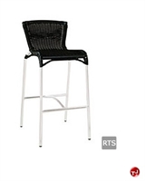 Picture of Aceray 596, Outdoor Wicker Cafeteria Dining Barstool