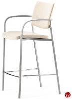 Picture of Source Font 540 Contemporary Cafeteria Dining Barstool with Arms