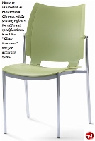 Picture of Source i-Stack 401, Guest Side Reception Stacking Armless Chair