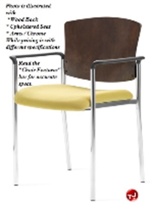 Picture of Source Staxx 732 Guest Side Reception Armless Stacking Chair