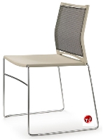 Picture of Source Tier 492 Contemporary Guest Side Reception Mesh Armless Stack Chair
