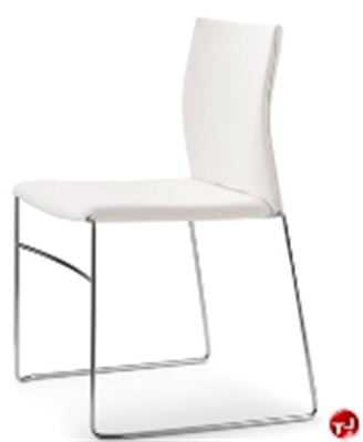 Picture of Source Tier 494 Contemporary Guest Side Reception Mesh Armless Stack Chair