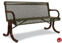 Picture of Outdoor Capri 950, 48" Heavy Duty Steel Bench, Surface Mount