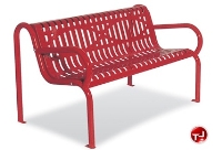 Picture of Outdoor Sierra 955, 48" Steel Bench, Surface Mount