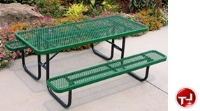 Picture of Outdoor 158, 72" Heavy Duty Steel Picnic Dining Table 