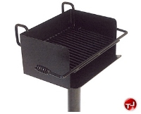 Picture of 632 Cantilever Rotating Outdoor Pedestal Grill